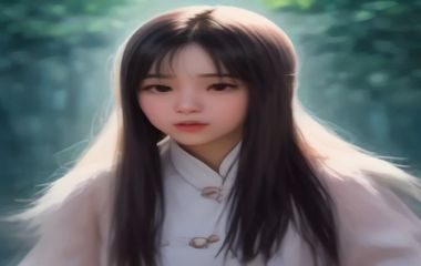 动漫风格美女插画动图，赛博朋克霓虹背景配合精致人物设计，色彩鲜艳充满未来感
